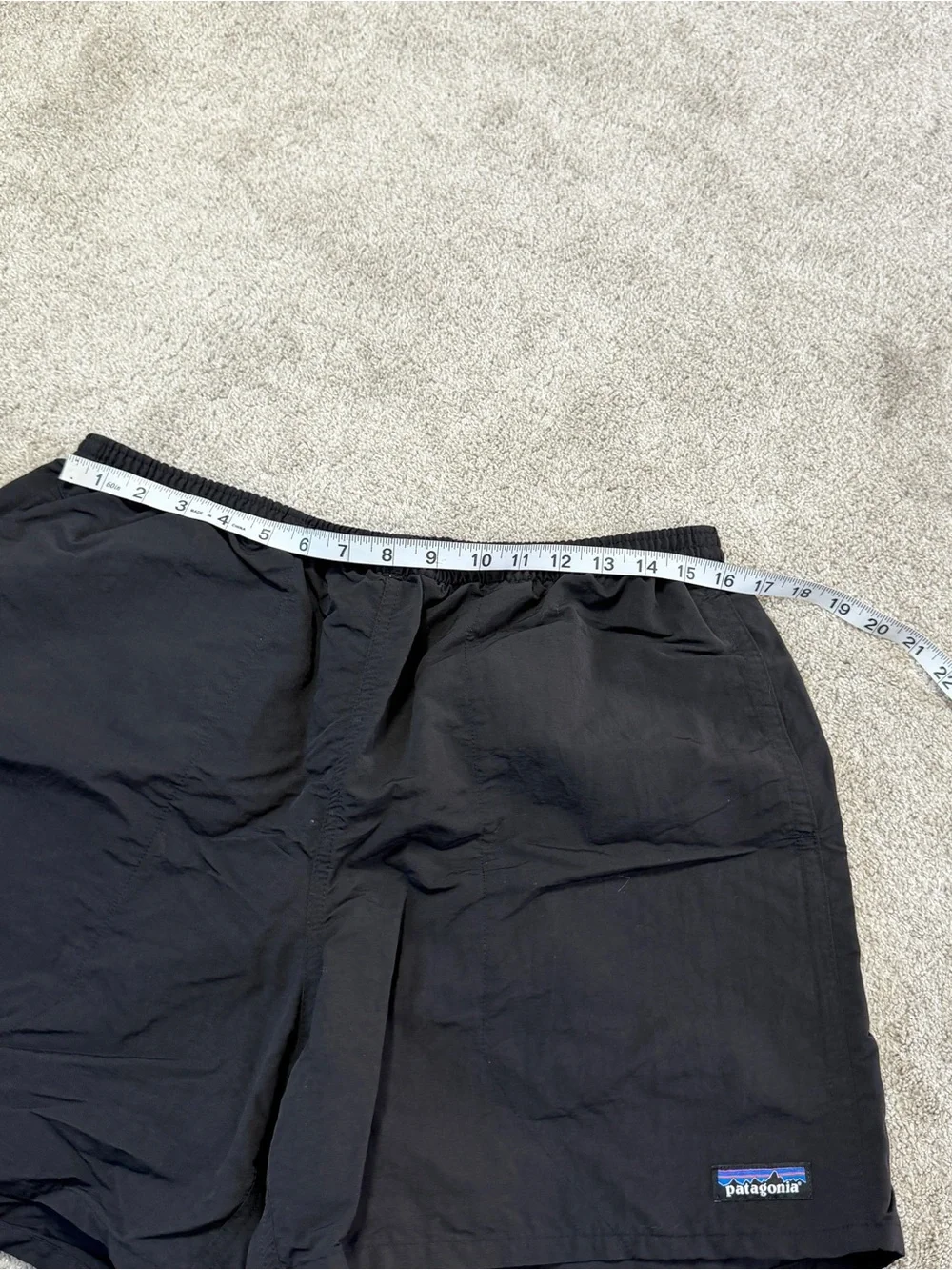 Patagonia Men’s Baggies Shorts 5" Brief Mesh Lined in Black L - Picture 10 of 13